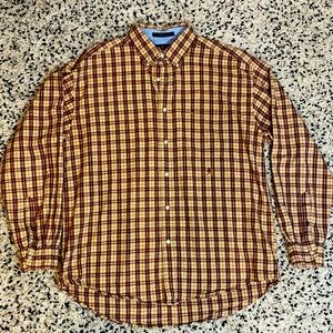 Tommy Hilfiger / Button Down Dress Shirt / XL / GREAT Condition